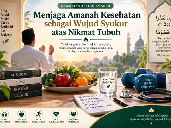 Menjaga Amanah Kesehatan sebagai Wujud Syukur atas Nikmat Tubuh